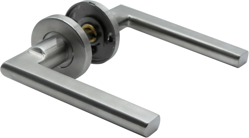 Tesa Assa Abloy Mfu5rbomssis solid aisi 304 nerūdijančio plieno durų rankenų komplektas, rozetė, 53 mm, funxtion serija