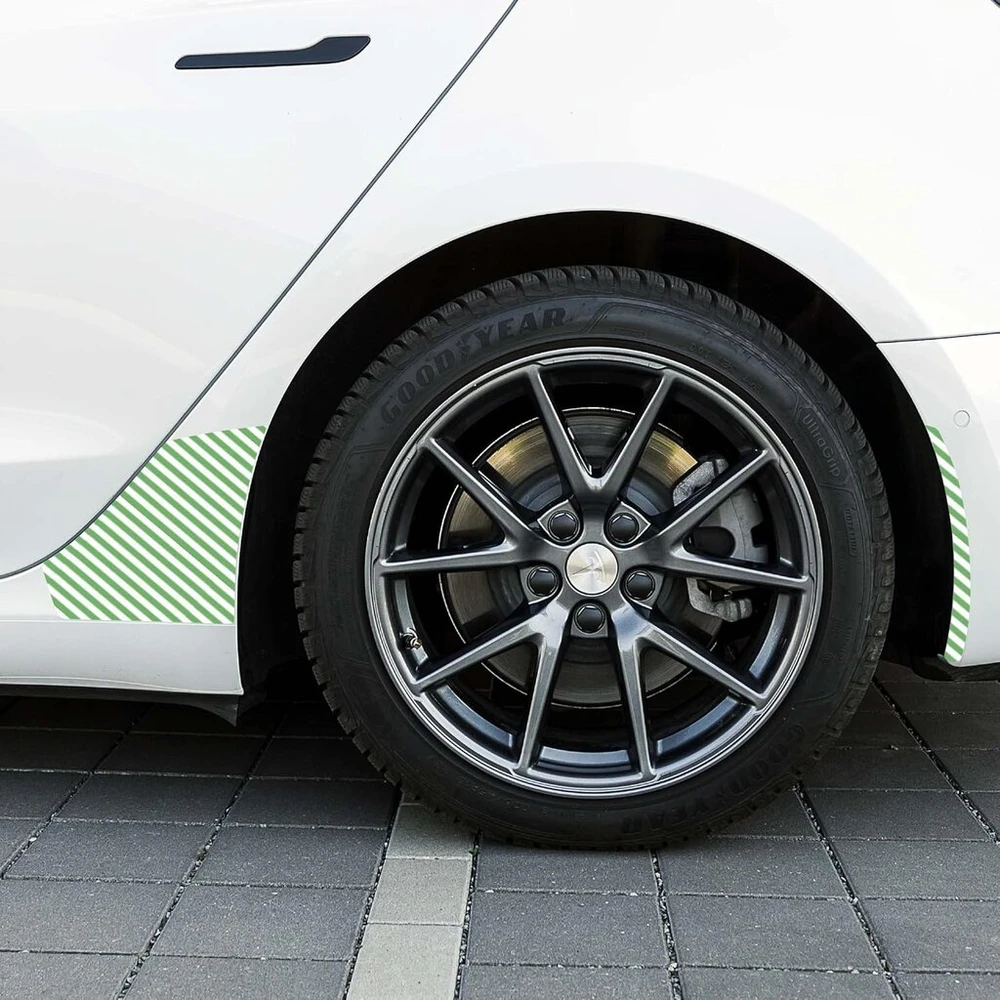 Tesvolution® apsauginė plėvelė nuo akmenų Tesla Model 3 2019-2025 – slenkstis – dažų apsaugos plėvelė, lipni ir skaidri, blizgi, kaip dažų apsauga arba buferio apsaugos priedai