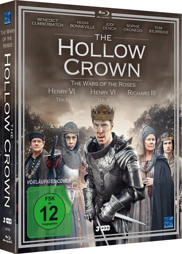 Vinilinė plokštelė The Hollow Crown - sezonas 2 - The Wars of the Roses [blu-ray]