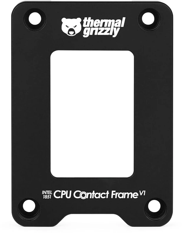 Thermal Grizzly Intel 1851 V1 Cpu kontaktinis rėmas – optimizuotas Cpu kontaktinis slėgis, siekiant pagerinti aušinimo efektyvumą – lengvas montavimas – skirtas Intel Core Ultra serijos Cpu Lga1851 lizdui