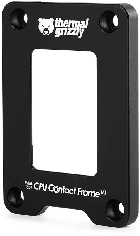 Thermal Grizzly Intel 1851 V1 Cpu kontaktinis rėmas – optimizuotas Cpu kontaktinis slėgis, siekiant pagerinti aušinimo efektyvumą – lengvas montavimas – skirtas Intel Core Ultra serijos Cpu Lga1851 lizdui