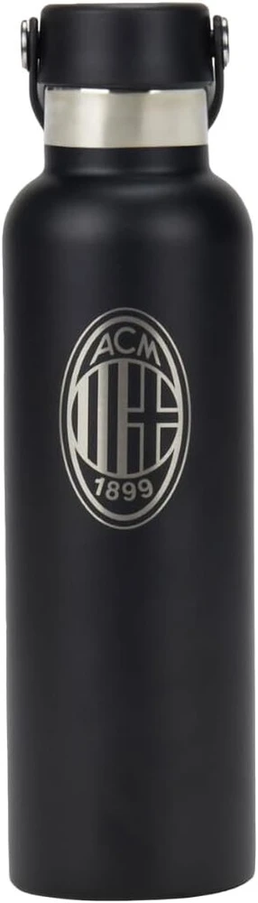 Thermos Ac Milan termosas, 0.6 l, silikoninis, geležinis, plastikinis