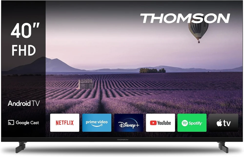 Thomson 40" Led Full Hd Smart Android Tv, Google Assistant, Wi-fi, Dolby Digital, Bluetooth, Triple Imtuvas (cable/satellite/antena), Hdmi, Ci+, A+ Panel - 40fa2s13
