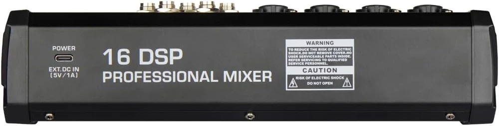 Thornton Axis Mini 8 - kompaktiškas 8 kanalų mikšeris su Eq, fantominiu maitinimu, Usb, dviguba ausinių išvestimi, skirtas studijai ir gyviems pasirodymams