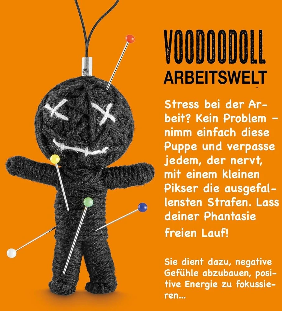 TiinaButiik Voodoo lėlė voodoo lėlės dovana kolegai juokinga dovana pokšto dovana viršininkui viršininko vadovui kolegai darbuotojui mėgstamam žmogui juodas humoras vakarėlio dovana