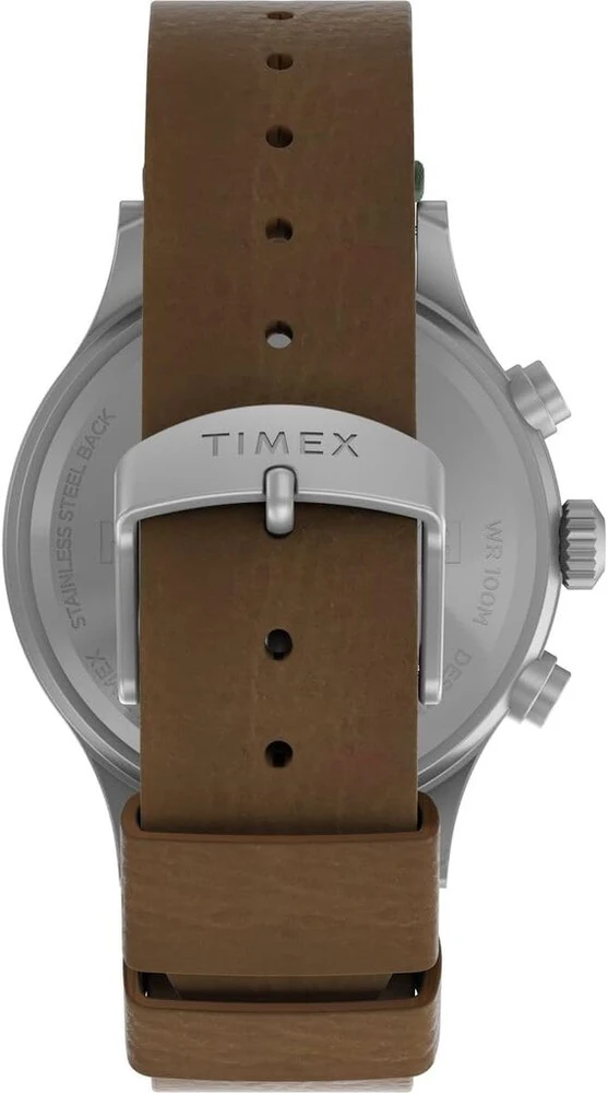 Timex laikrodis Tw2w16400, rudas, dirželis
