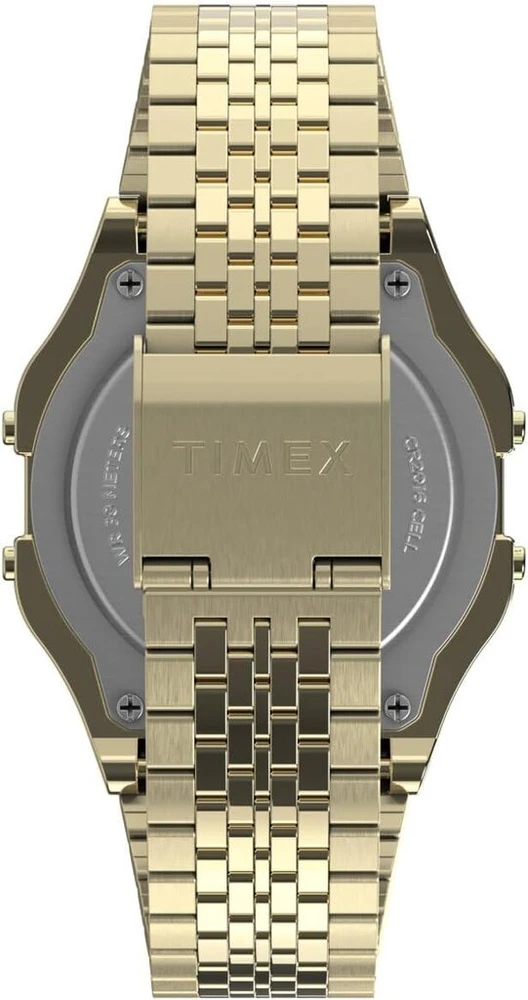 Timex T80 34mm laikrodis su auksine apyranke