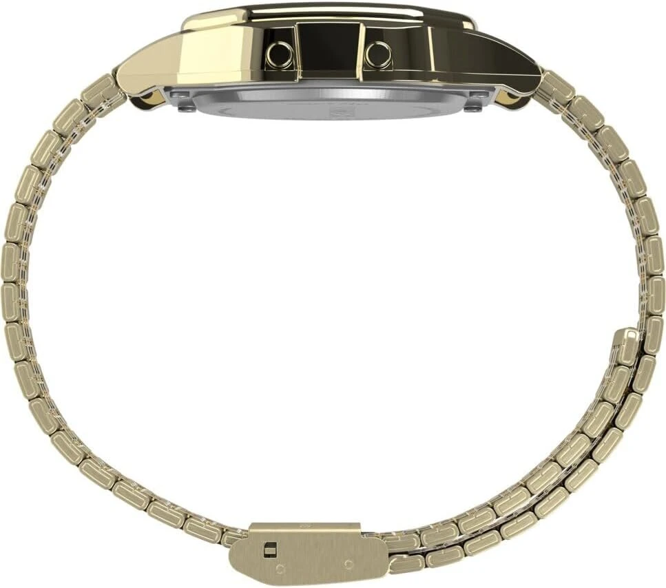 Timex T80 34mm laikrodis su auksine apyranke