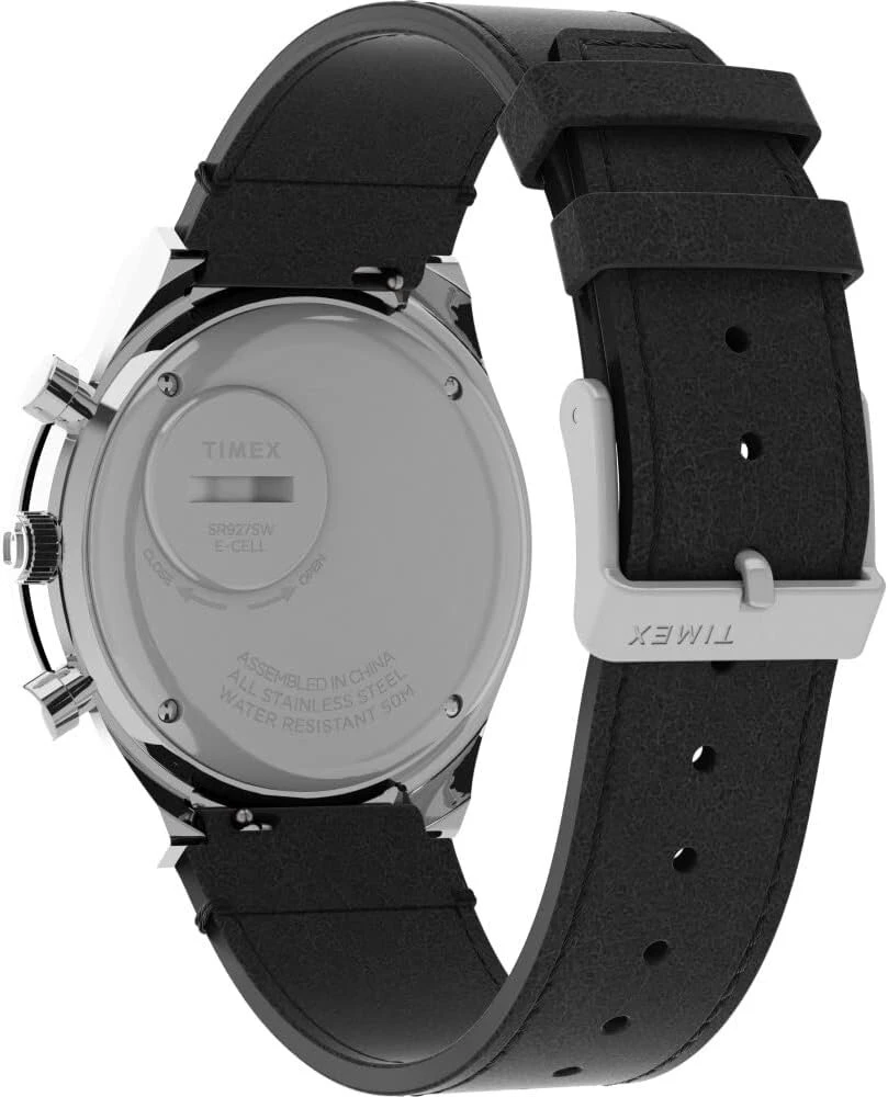 Timex Tw2v42700 laikrodis su rudos odos dirželiu