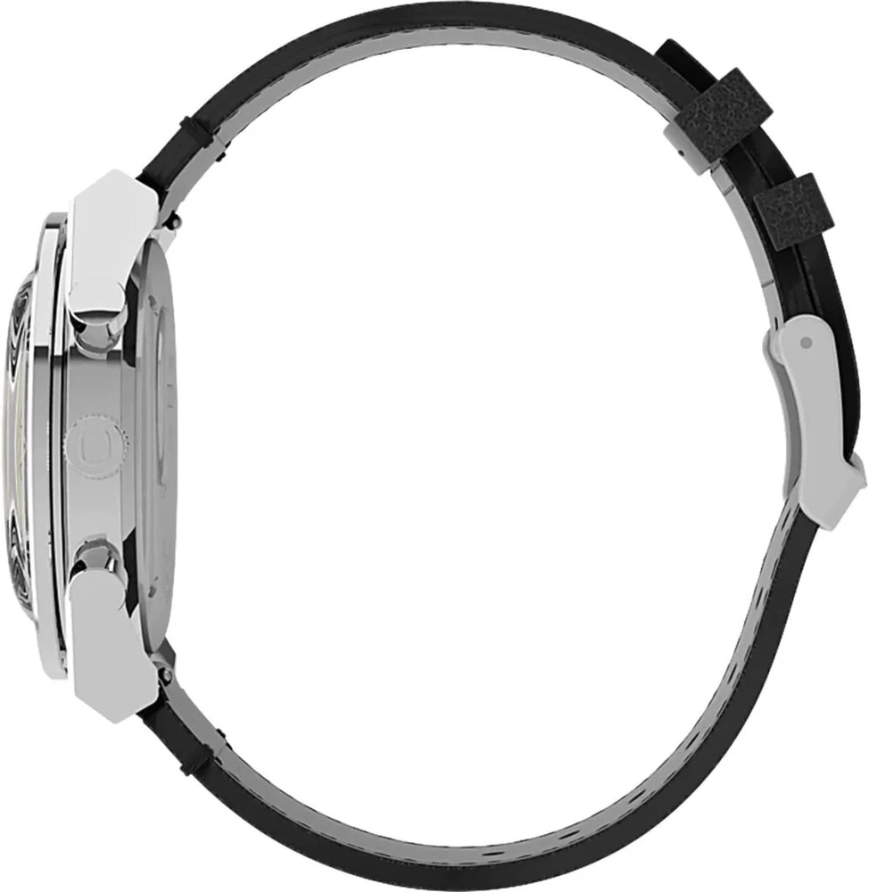 Timex Tw2v42700 laikrodis su rudos odos dirželiu