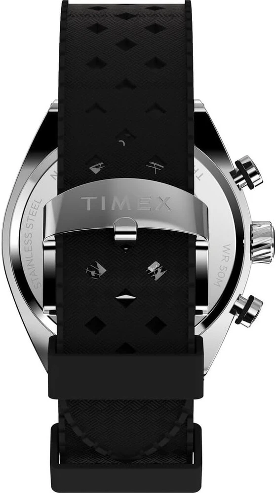 Timex vyriškas chronografas kvarcinis laikrodis Legacy Tonneau, juodas, Tw2w64500-amzuk