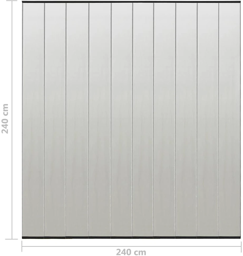 Tinklelis durims nuo vabzdžių, 10 dalių, juodas, 240x240cm