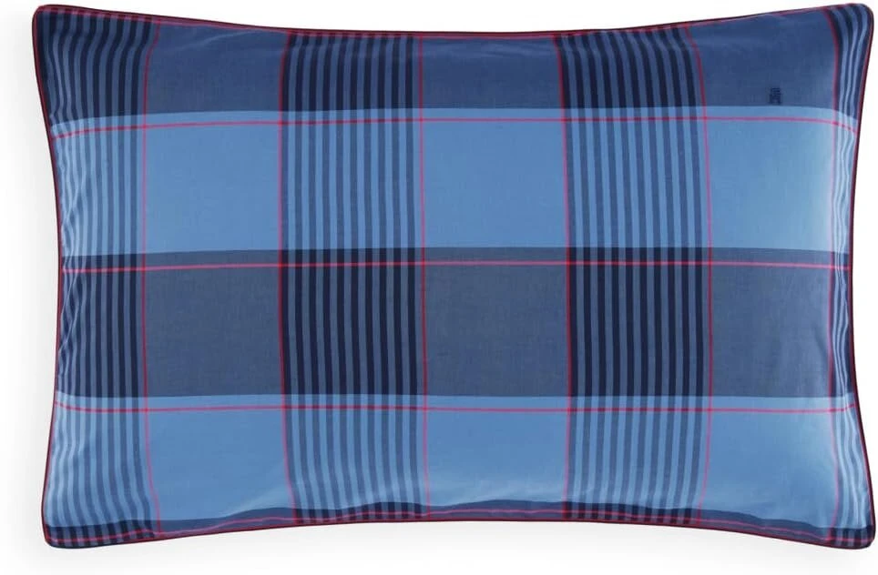Tommy Hilfiger patalynės komplektas Tartan Heritage Navy, dydis 155 x 220 + 80 x 80 cm