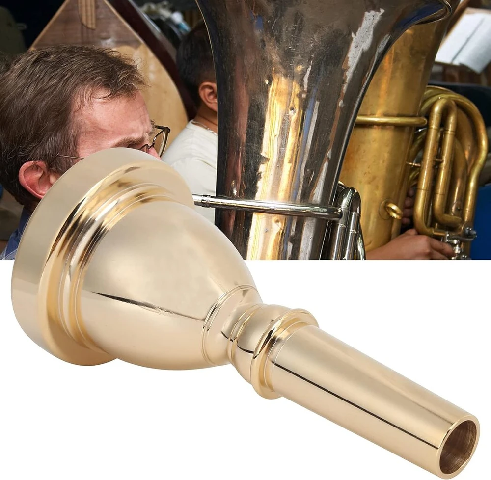 Tomotato varinio trimito kandiklis, pakaitalas, nešiojamas instrumento kandiklio priedas profesionaliems muzikantams, pradedantiesiems, suaugusiems, vaikams (auksinis)