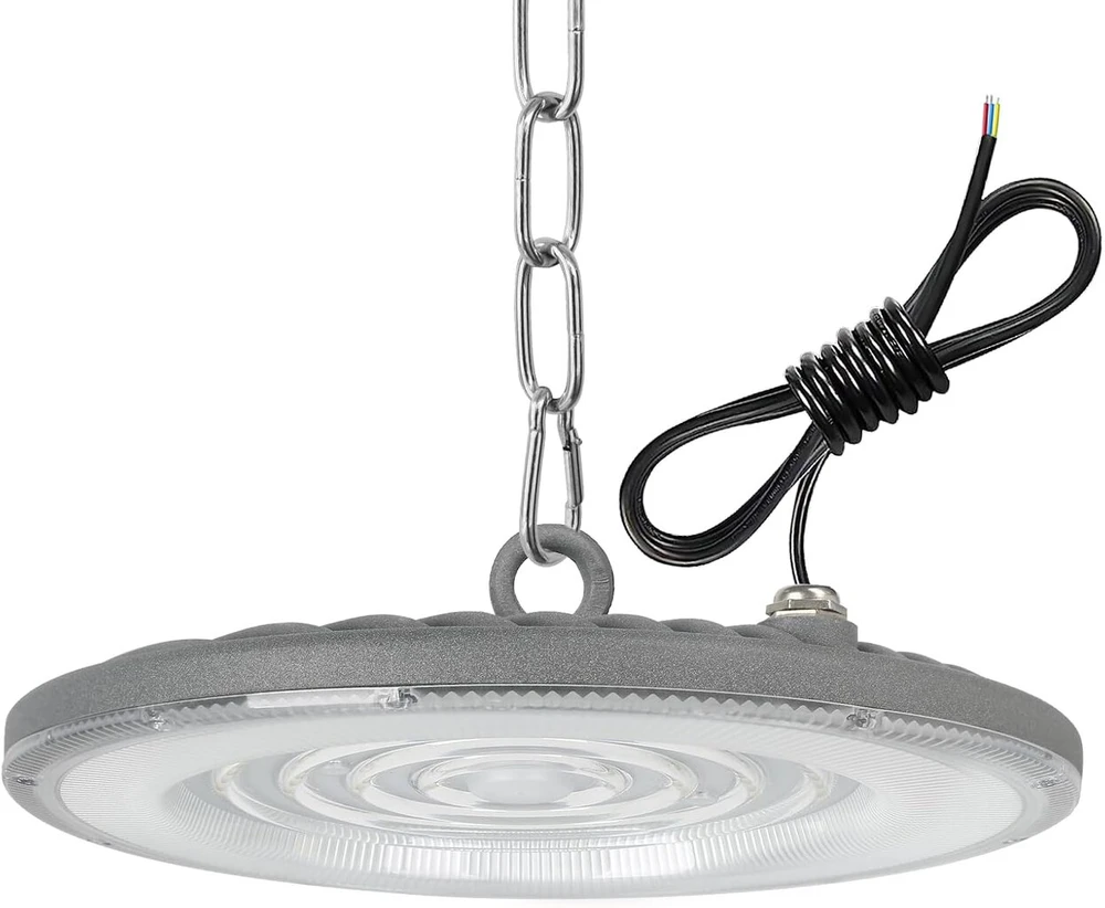Toobettp 200 W Led Ufo salės apšvietimas, 20 000 Lm 6500 K Led pramoninis šviestuvas Ip65 atsparus vandeniui Ufo vidaus prožektorius, skirtas salės apšvietimui, dirbtuvių apšvietimui, gamykloms, oro uostui, terasai