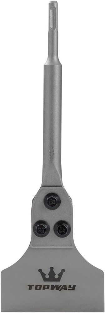 Topway sds-plus 121116 mentelinis kaltas 4 colių (300 mm x 100 mm) grindų grandiklis plytelių šalinimo kaltas mentelė plytelių, grindų klijų, kilimų šalinimui