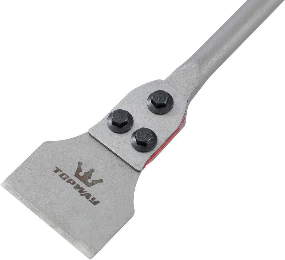Topway sds-plus mentelinis kaltas 3 coliai (300 mm x 75 mm) grindų grandiklis plytelių pašalinimo kaltas mentelė plytelių, grindų klijų, kilimų pašalinimui 121114