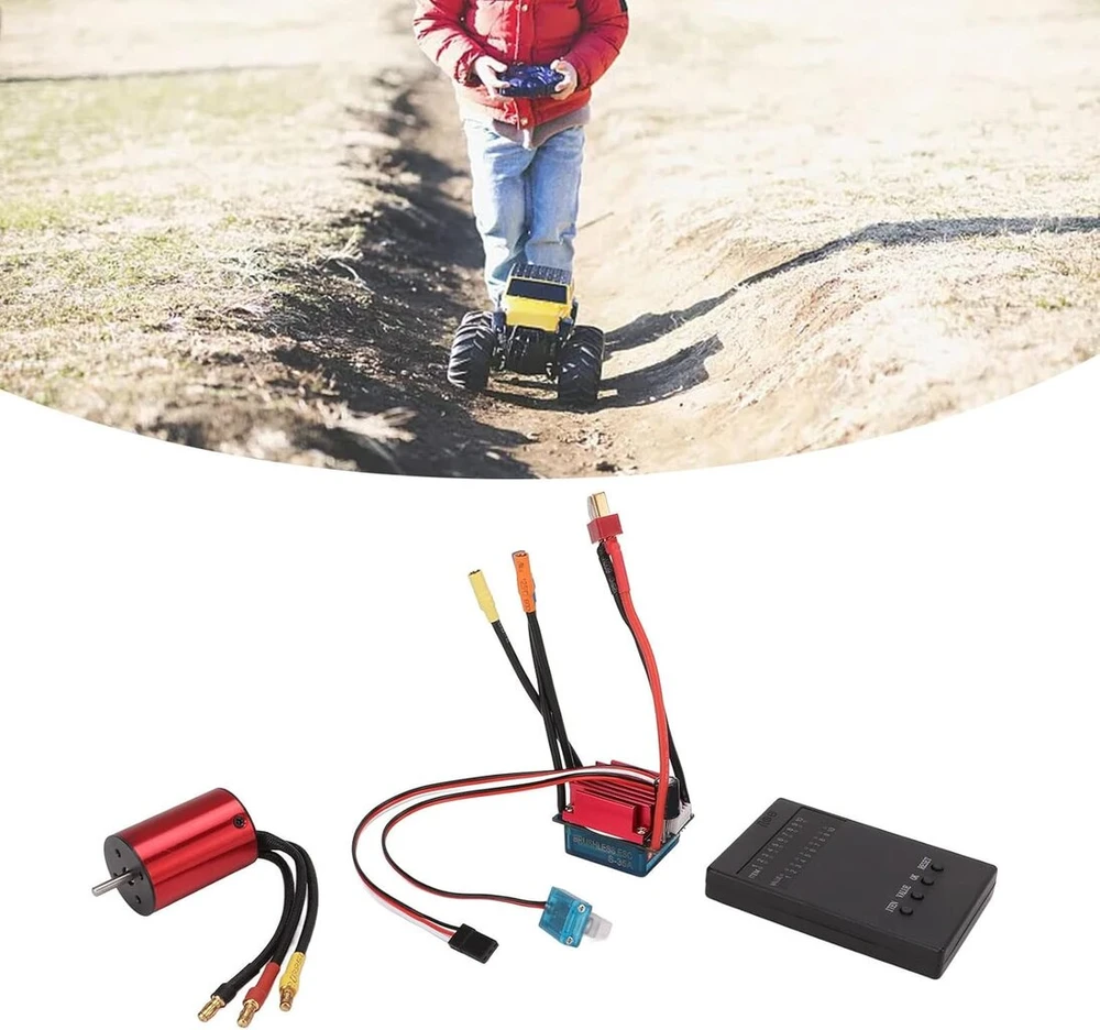 Topyond Brushless Variklio Esc Rinkinys 1/14 1/16 Rc Automobiliams