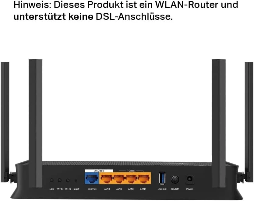 Tp-link Wifi 7 maršrutizatorius Archer Be3600 | Dviejų juostų Wlan 3570 Mbps | 2 x 2 x 2,3g prievadas | Usb 3.0 | Easymesh | Vpn klientai ir serveriai | Homeshield