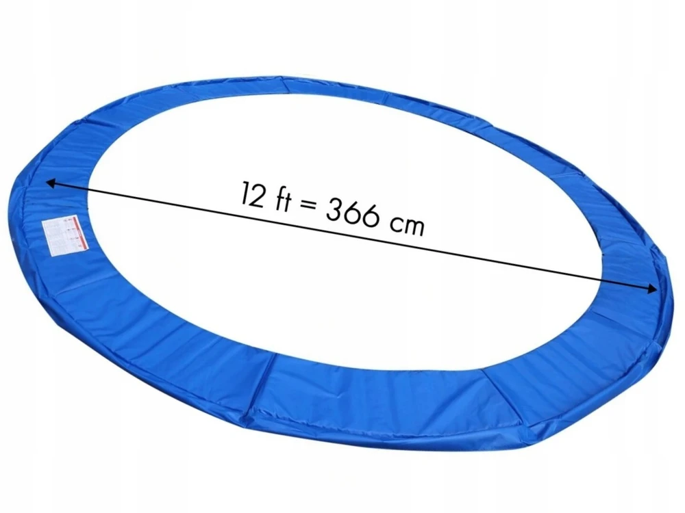 Tramplino spyruoklių apsauga 12FT 366-374 cm Flanšas spyruoklėms Mėlynas