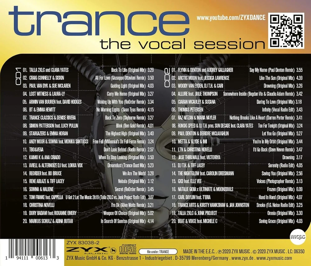 Vinilinė plokštelė Trance: the Vocal Session 2021
