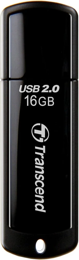 Transcend Jetflash 350 Usb atmintinė 16 Gb, juoda