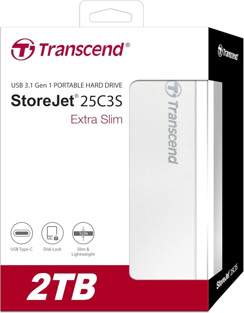 Transcend Storejet M3 išorinis kietasis diskas, atsparus smūgiams, 500 Gb, sidabrinis