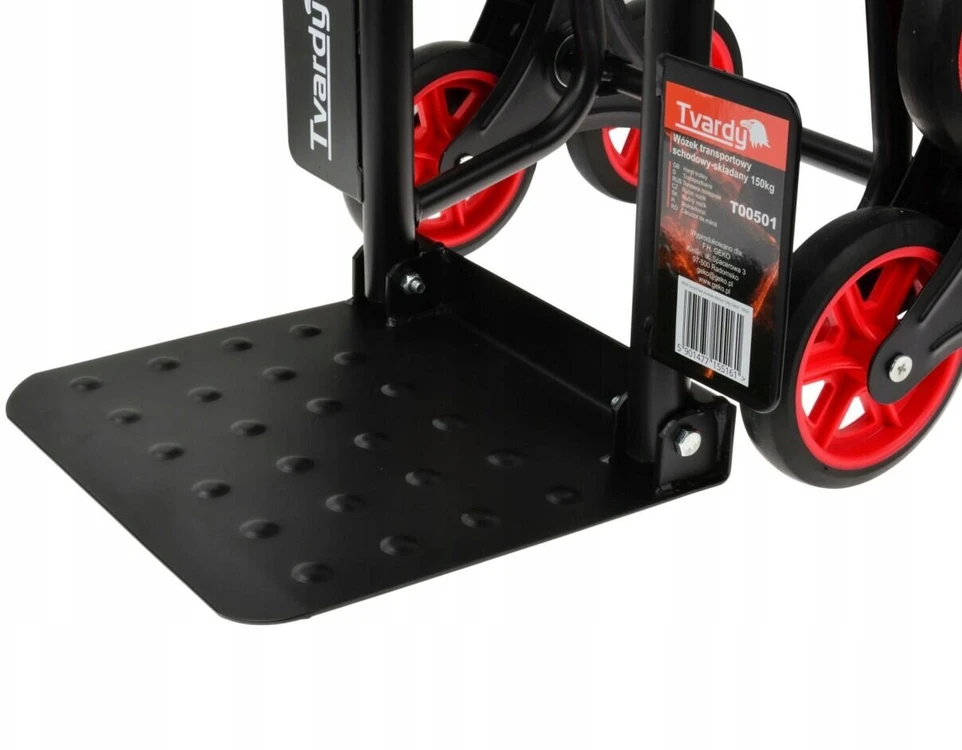 Transportavimo vežimėlis laiptams, sulankstomas, 150 kg, Tvardy