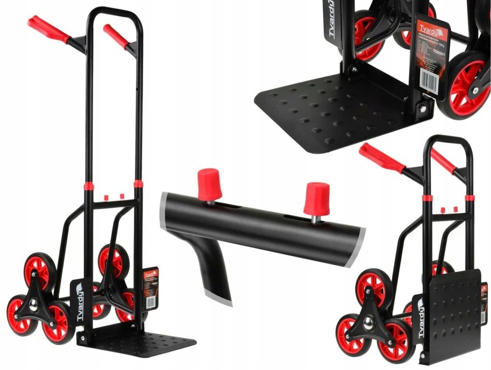 Transportavimo vežimėlis laiptams, sulankstomas, 150 kg, Tvardy