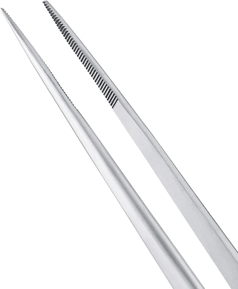 Triangles Triangle 50 494 30 01 Precision Tweezers Straight 30 cm Professional Quality Fine Tip Tweezers Kitchen Tweezers