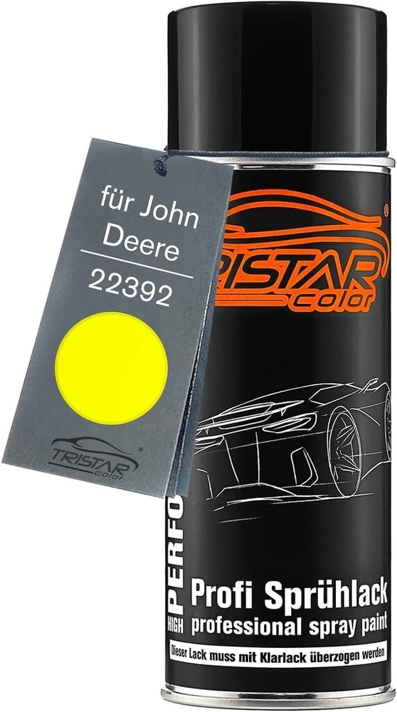 Tristarcolor automobilinis purškiamas dažas John Deere 22392 Geel Agrar bazinis sluoksnis, 400 ml