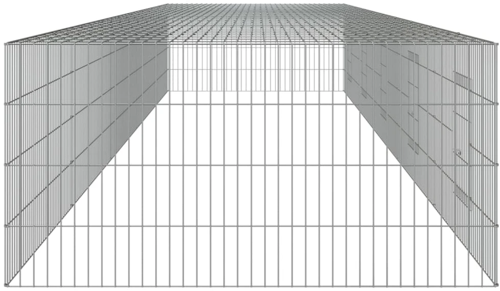 Triušių narvas, 5 segmentai, 541x109x54cm, galvanizuota geležis