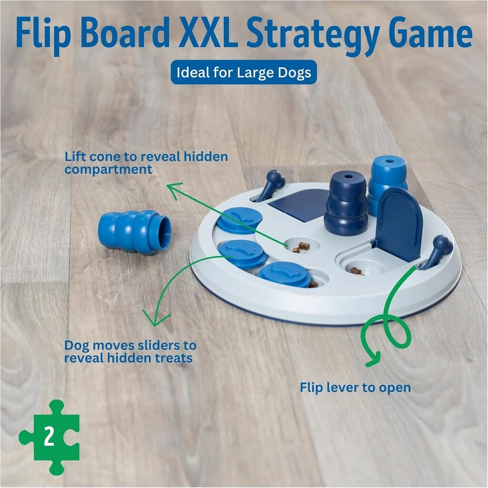Trixie Dog Activity Flip Board Xxl plastikinis žaislas, skersmuo 28 cm