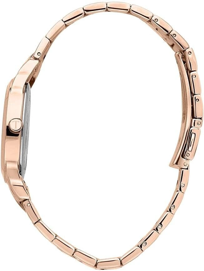 Trussardi T-bent Collection moteriškas laikrodis tik laikui rodyti, nerūdijantis plienas, rožinio aukso Pvd danga R2453141506