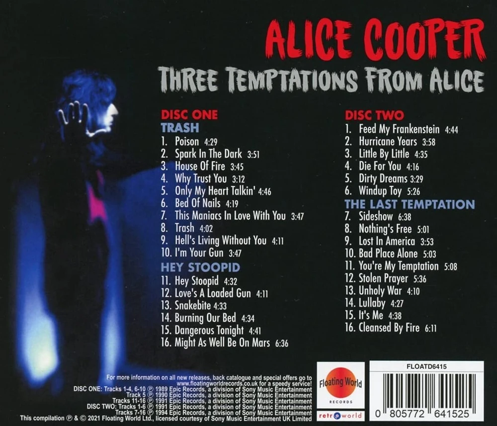 Vinilinė plokštelė Trys pagundos iš Alice