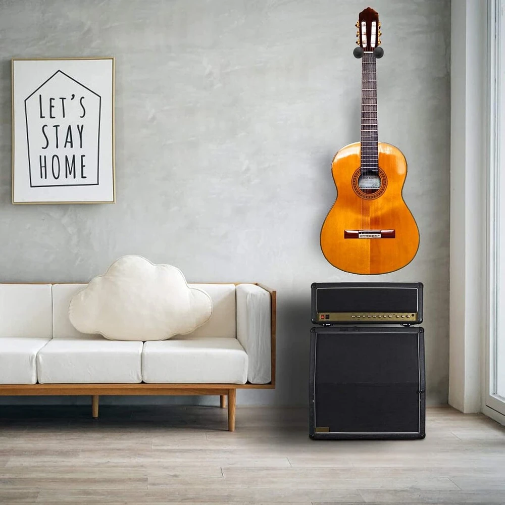 Ttcr-ii gitaros laikiklis be gręžimo universalus gitaros laikiklis buko medienos gitaros kablio laikiklis smuikui ukulele be žymių vinys metalinis gitaros stovas sieninis laikiklis su nuimamu rėmeliu lipnus