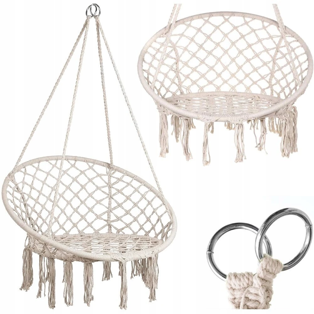 Tutumi Gandralizdis sūpynės-lizdas, boho stiliaus