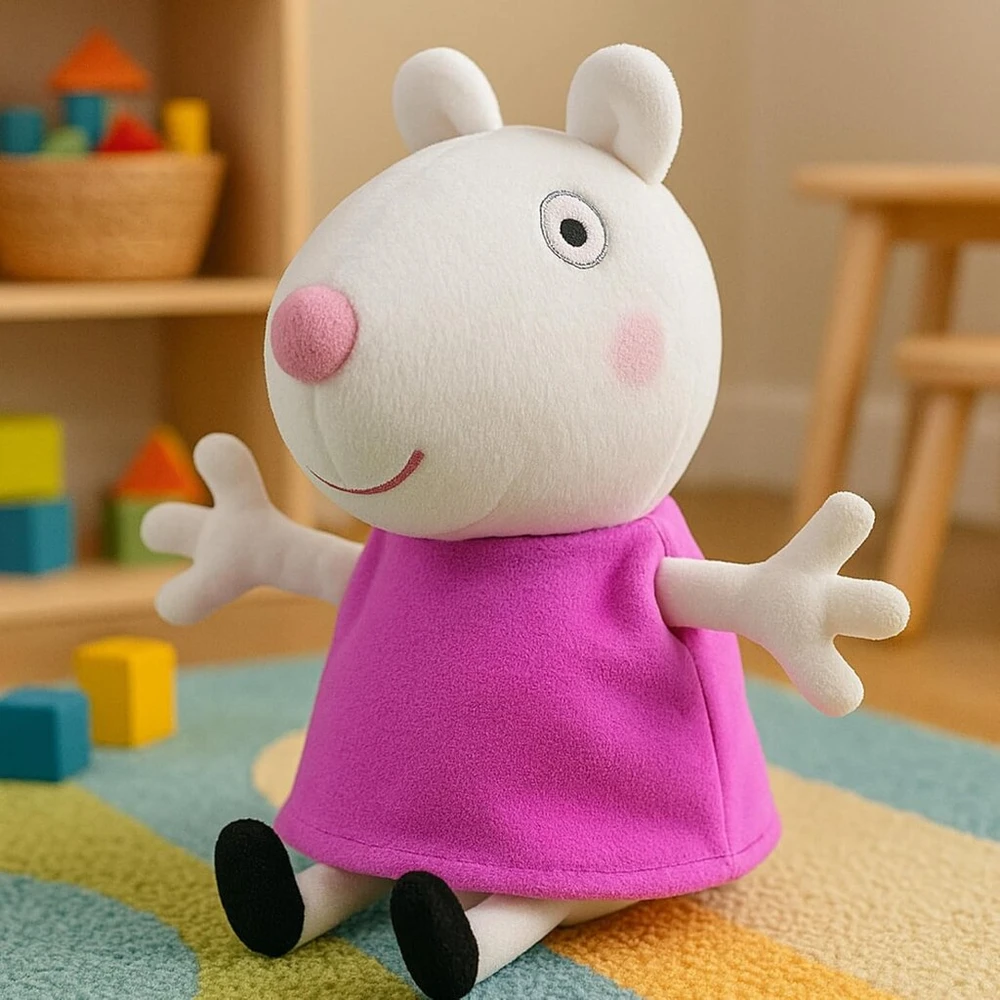 Ty 46139 Suzy Sheep Peppa Pig pliušinis žaislas, violetinis