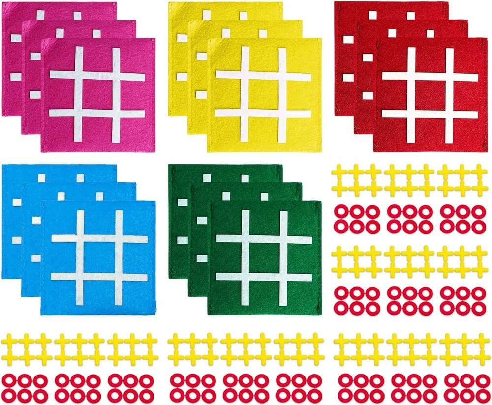 Tyfgrt 15 dalių veltinio jiugongge žaislai, mini jiugongge žaislas, stalo žaidimai, edukaciniai žaislai vaikams, ankstyvojo ugdymo žaislai