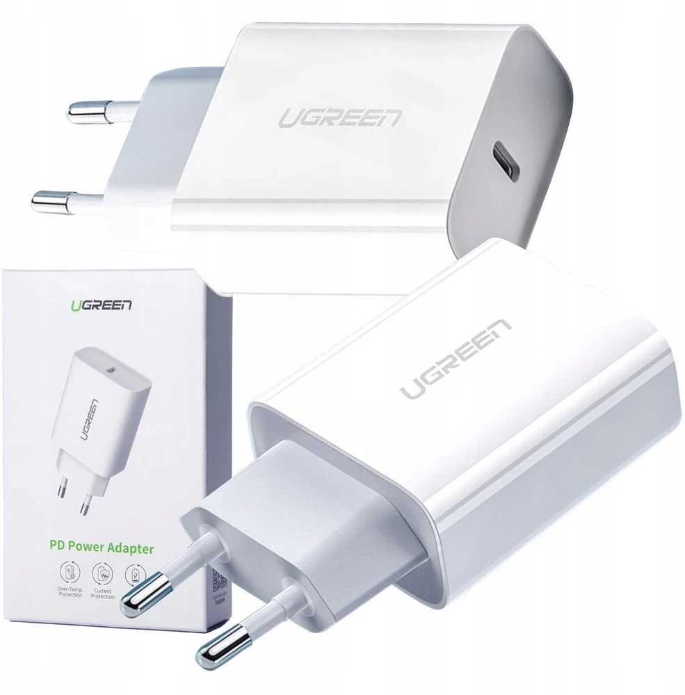 Ugreen 20w Usb Type-c Pd Qc greitojo įkrovimo tinklo įkroviklis 3a