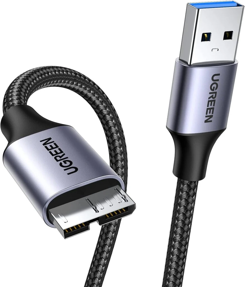Ugreen Usb 3.0 Micro B laidas išoriniams diskams, telefonams