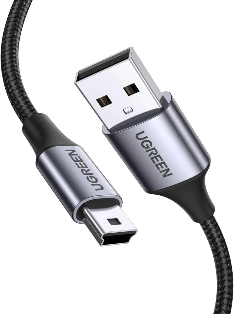 Ugreen Usb A į Mini Usb B kabelis, 1m, nailono pynė