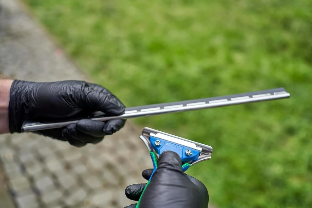 Unger Žalias Label Gts35 35 cm pločio langų valytuvas langams ir veidrodžiams valyti, žalias