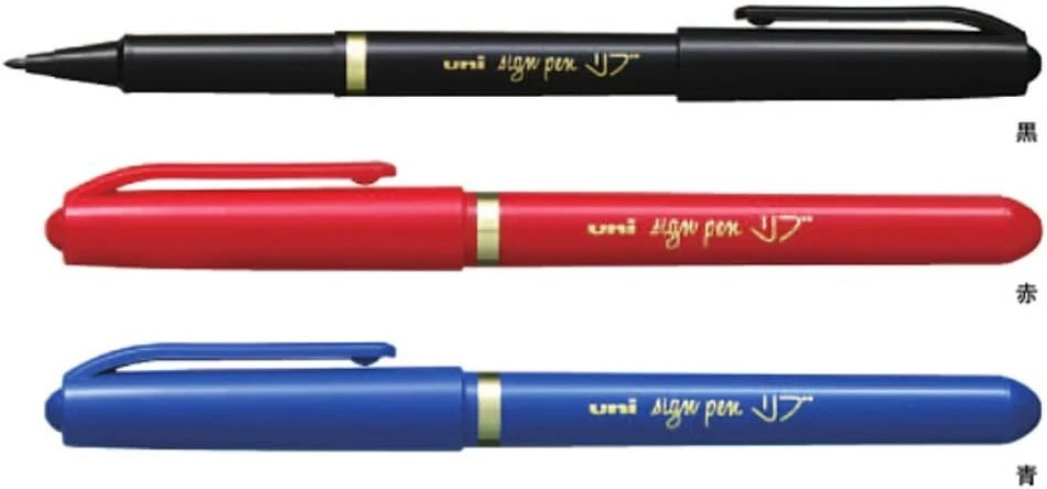 Uni-ball Sign Pen Myt7 R flomasterių rinkinys, 10 vnt., raudoni