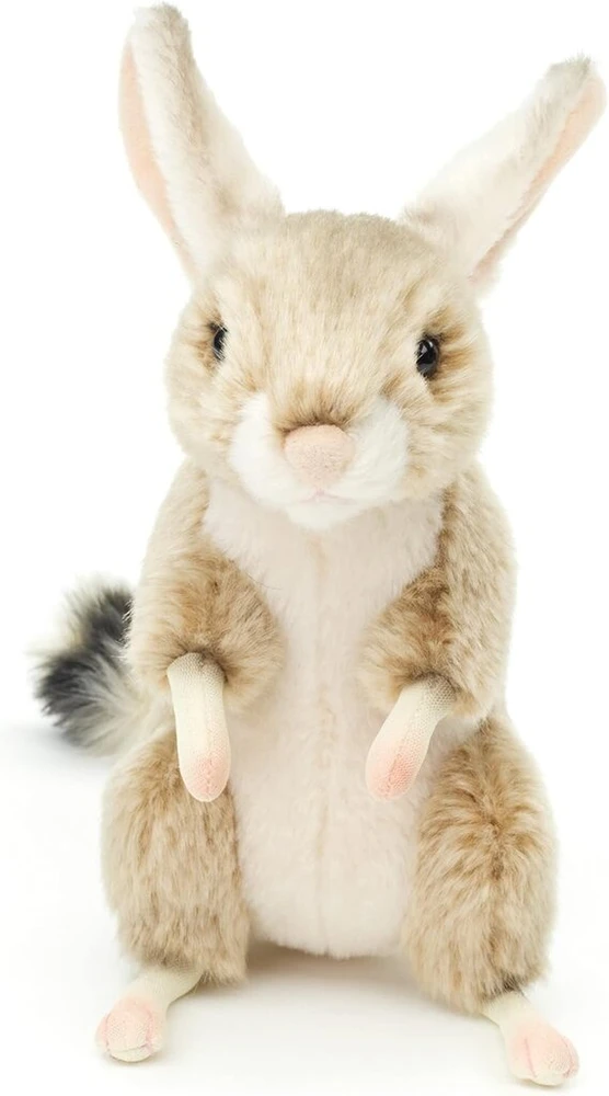Uni-toys - dykumų šoklioji pelė, stovinti - 17 cm (aukštis) - pliušinė pelė, dykumų pelė - pliušinis žaislas, minkštas žaislas