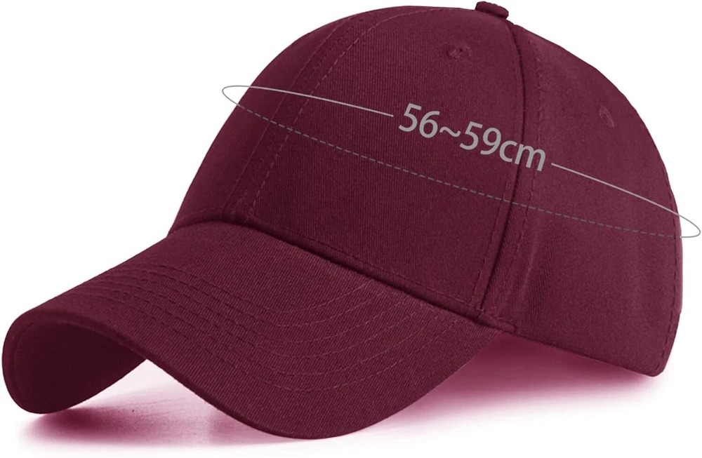 Unisex medvilninė beisbolo kepurė su metaline sagtimi