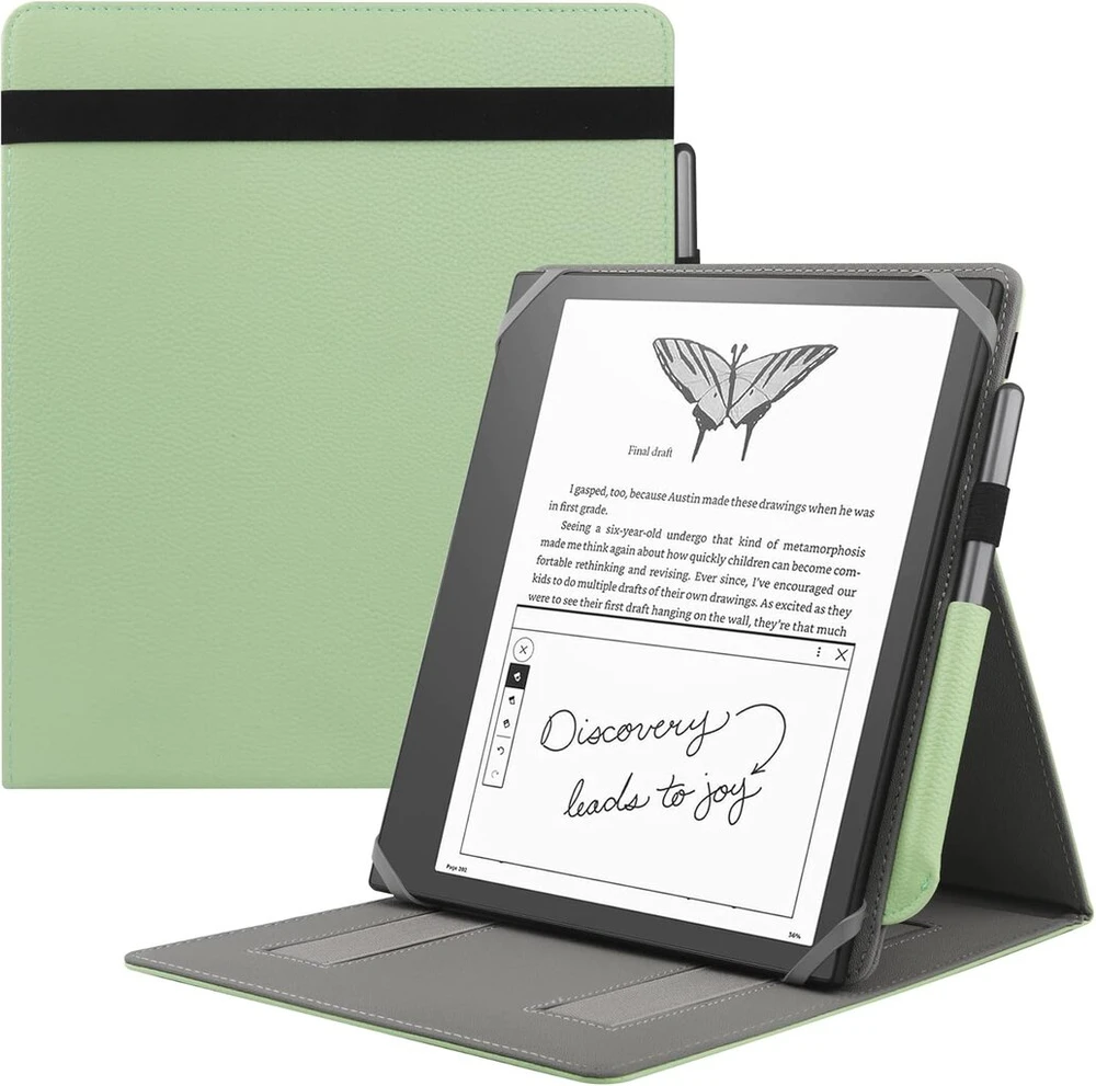 Universali dėklas Kindle Scribe / Kobo Elipsa 10.2-10.3" su stoveliu