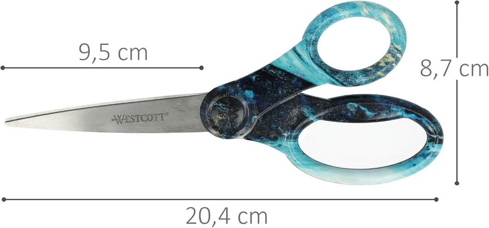 Universalios žirklės "pouring Art" dizaino, 20 cm