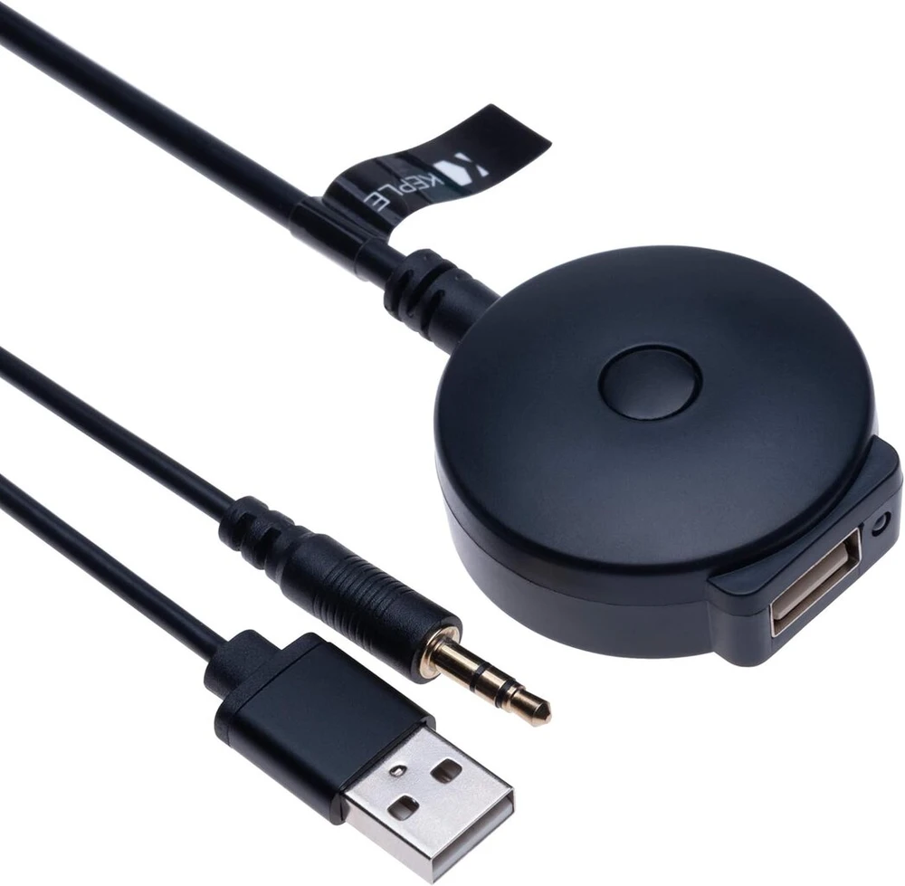 Universalus Bluetooth automobilinis audio kabelis | Usb/3.5mm Aux muzikos sąsajos adapteris, suderinamas su Bmw 1, 2, 3, 5, 6, 7 serijos, X1 X3 X4 X5 X6 E46 ir Mini Cooper R55 R56 R57