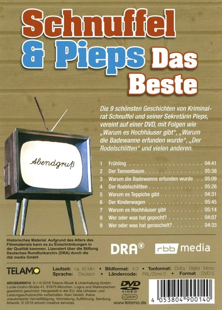 Vinilinė plokštelė Unser Sandmännchen - Schnuffel & Pieps: Geriausi